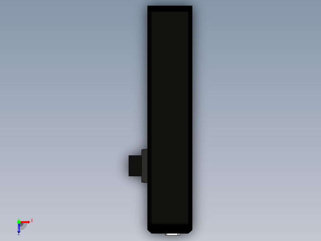 基恩士XG-E700_kc图纸模型俯视图