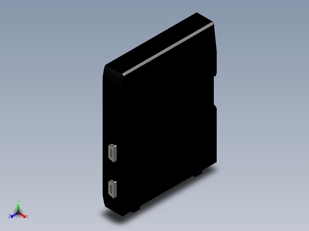 基恩士XG-E700_kc图纸模型正等轴测图