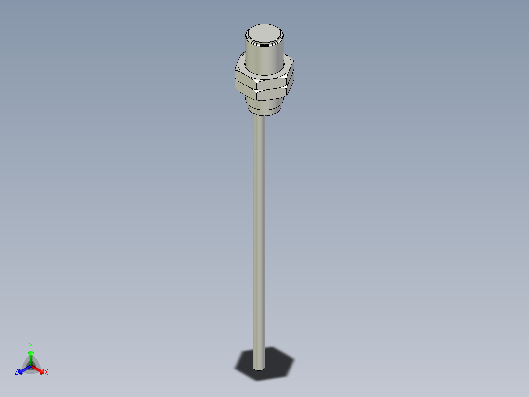 接近传感器PT12-E04-DR_3D正等轴测图