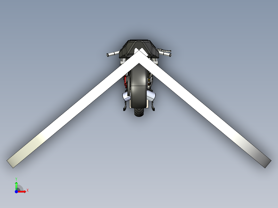 A2004481-杜卡迪 Draxter摩托车前视图