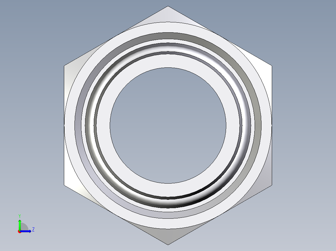 卡套式工业通用硬管接头EO_Distance_piece_adapter_DA35LOMDCF左视图