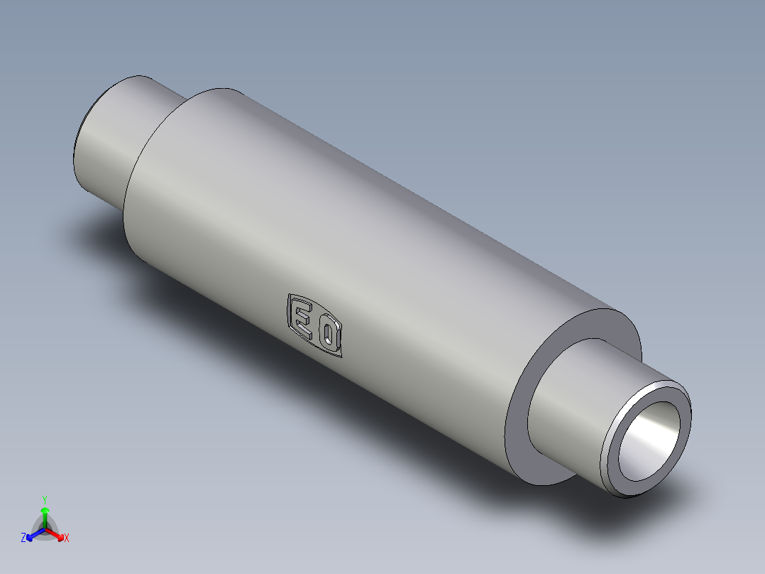 卡套式工业通用硬管接头EO_Weld_bulkhead_fitting_ESV06LX主视图