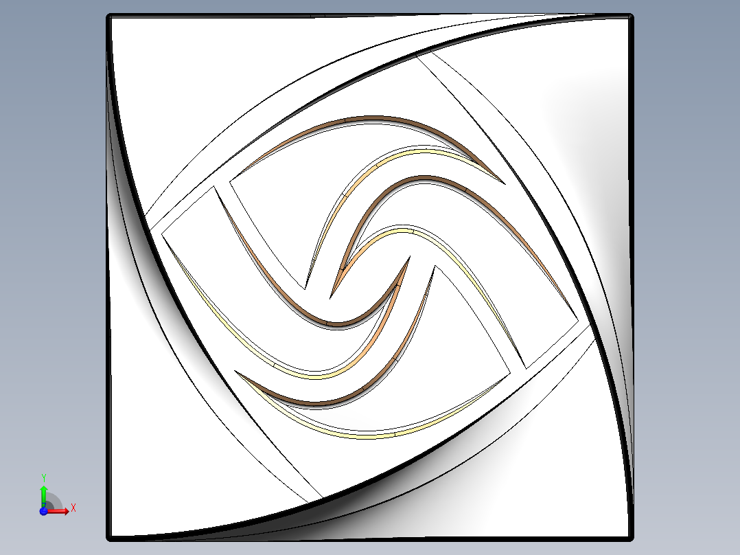 复杂立方体前视图