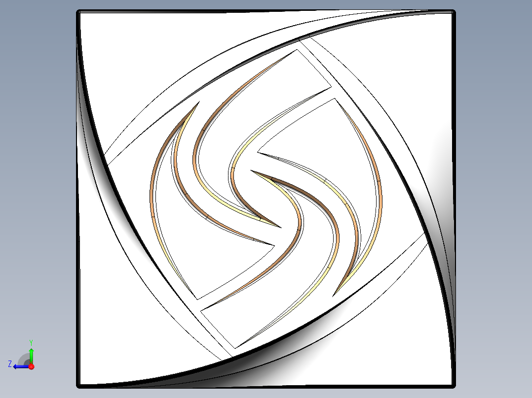 复杂立方体右视图