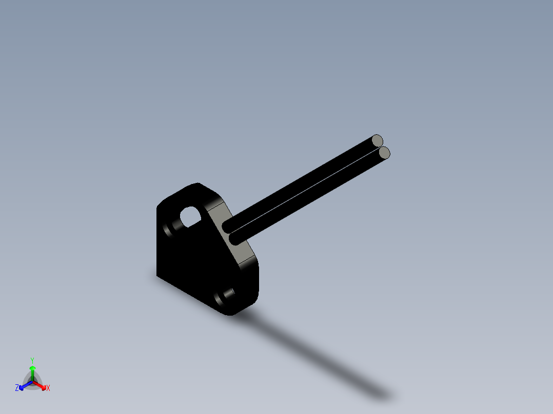 矩阵光纤_漫反射型FR-S19主视图