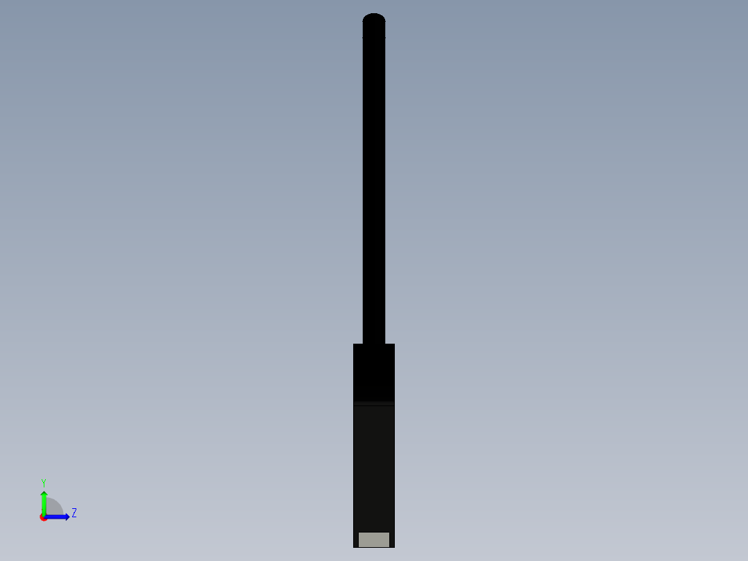 矩阵光纤_漫反射型FR-S19左视图