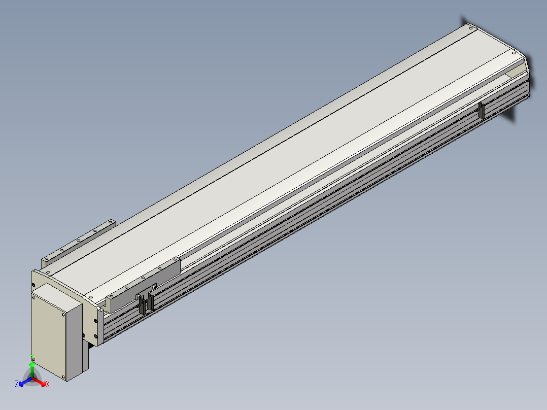Toyo东佑达直线模组-ETH22-1100-BM-400W正等轴测图