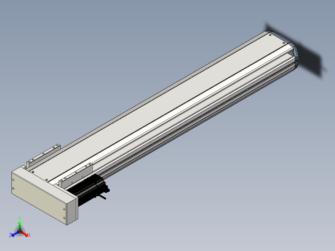 Toyo东佑达直线模组-ETH17-950-BL-M40B正等轴测图
