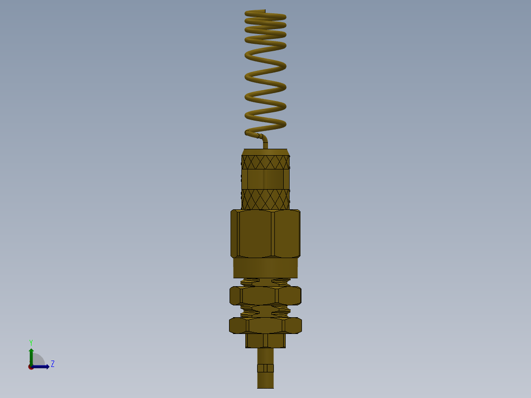 SMA接口60左视图