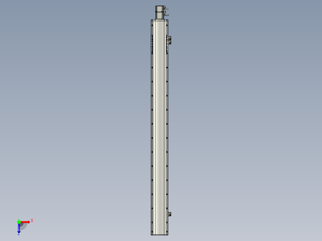 半封闭丝杆滑台MT120BS.L#.1250.BC.P40.C3俯视图