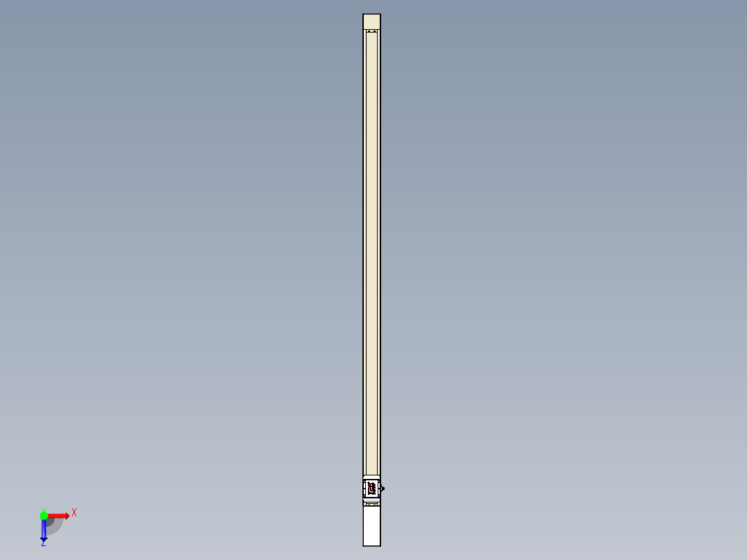 同步带全封闭直线模组TPA-HCB-65S-90-L1600-M-Y-P10-N3俯视图