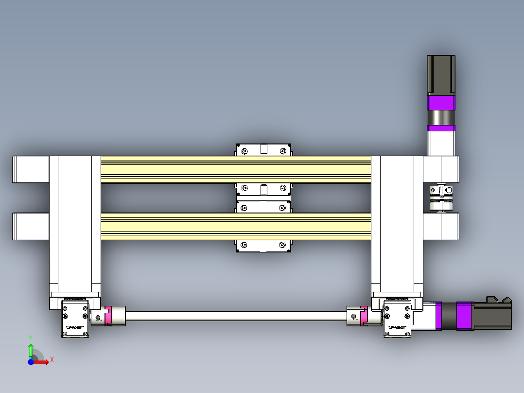 威洛博一般环境皮带-EB6-双龙门前视图