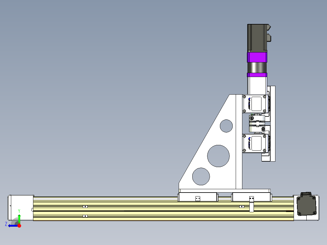 威洛博一般环境皮带-EB6-双龙门右视图