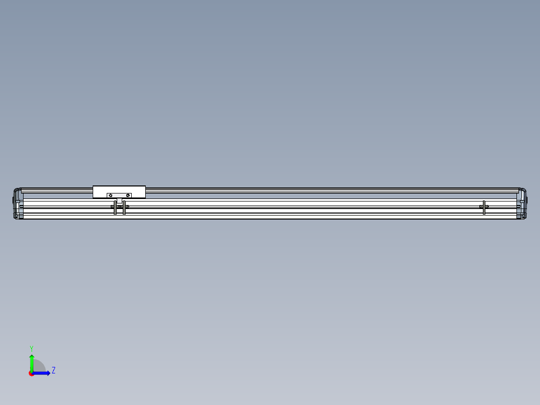 Toyo东佑达直线模组-ETH17-1050-M-煞車-組合左视图