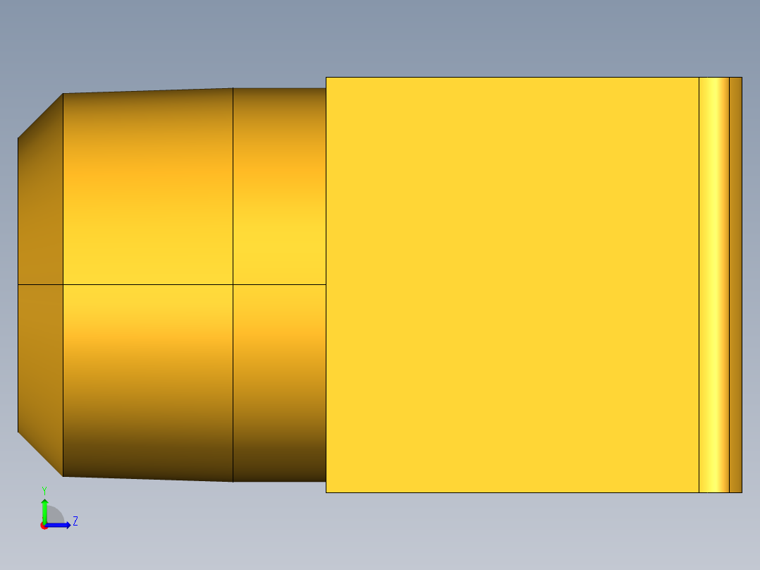 工业通用螺蚊管倒齿式工业硬管接头Male Elbow 229-4-4左视图