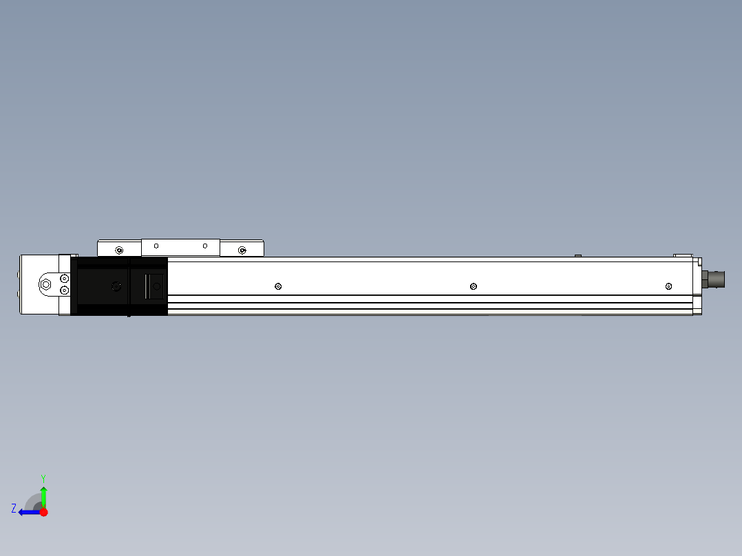 Toyo东佑达直线模组-ECH10-400-BL-200W右视图