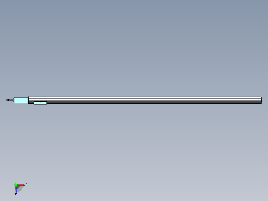 威洛博VBF同步带传动一般环境VBF14-L45-S2300-BR-ZP40-C3俯视图