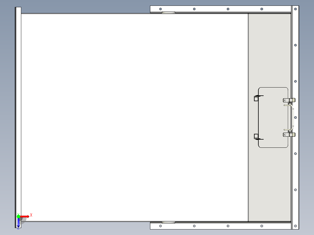 TD75型带式输送机头部护罩 TD6J11俯视图