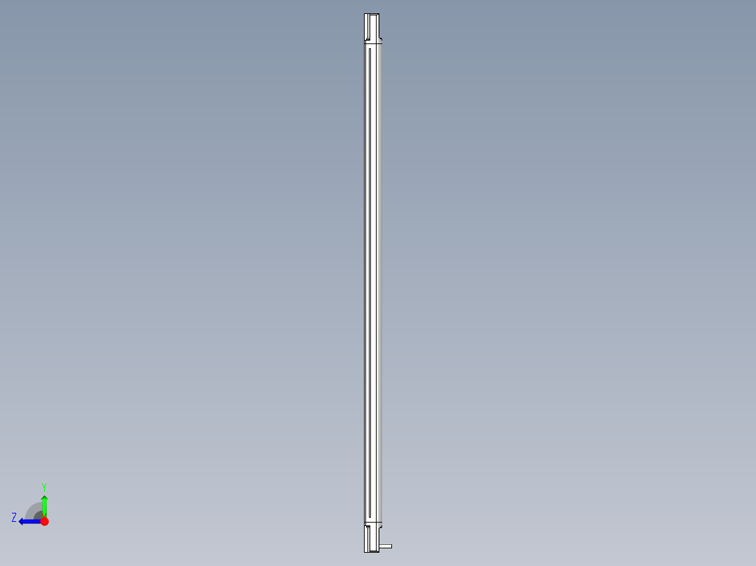 基恩士SL-V20L_R_kc图纸模型右视图