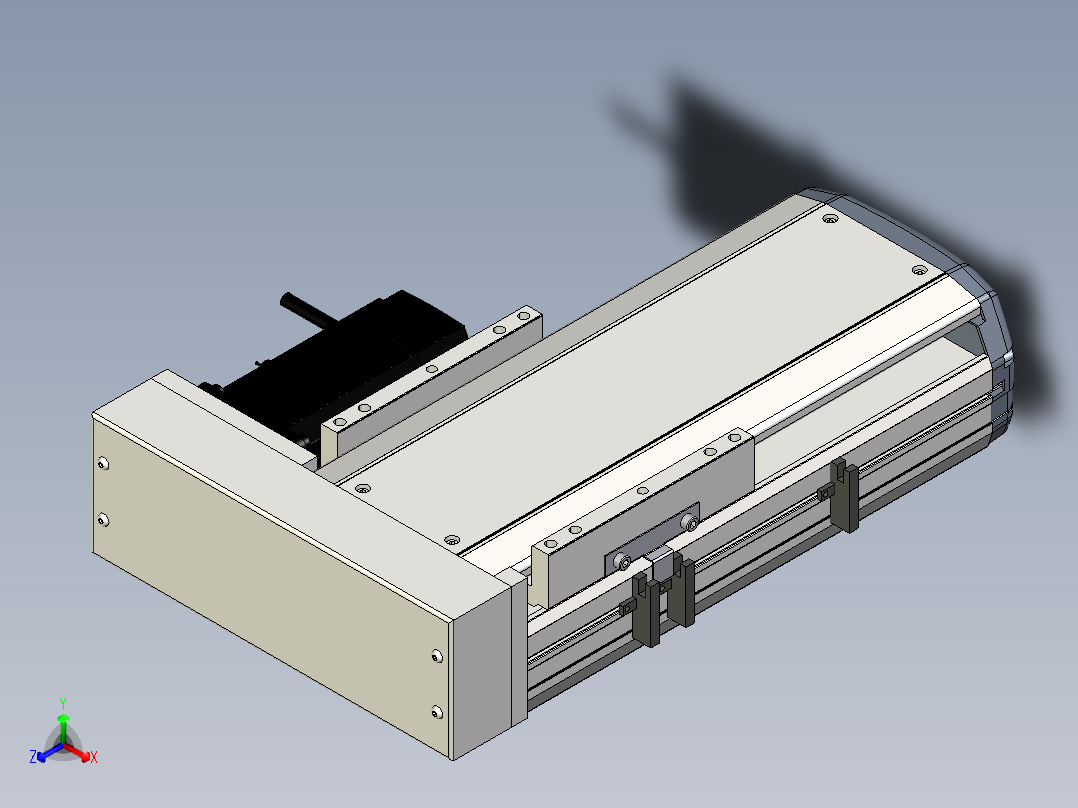 Toyo东佑达直线模组-ETH17-150-BR-M75正等轴测图