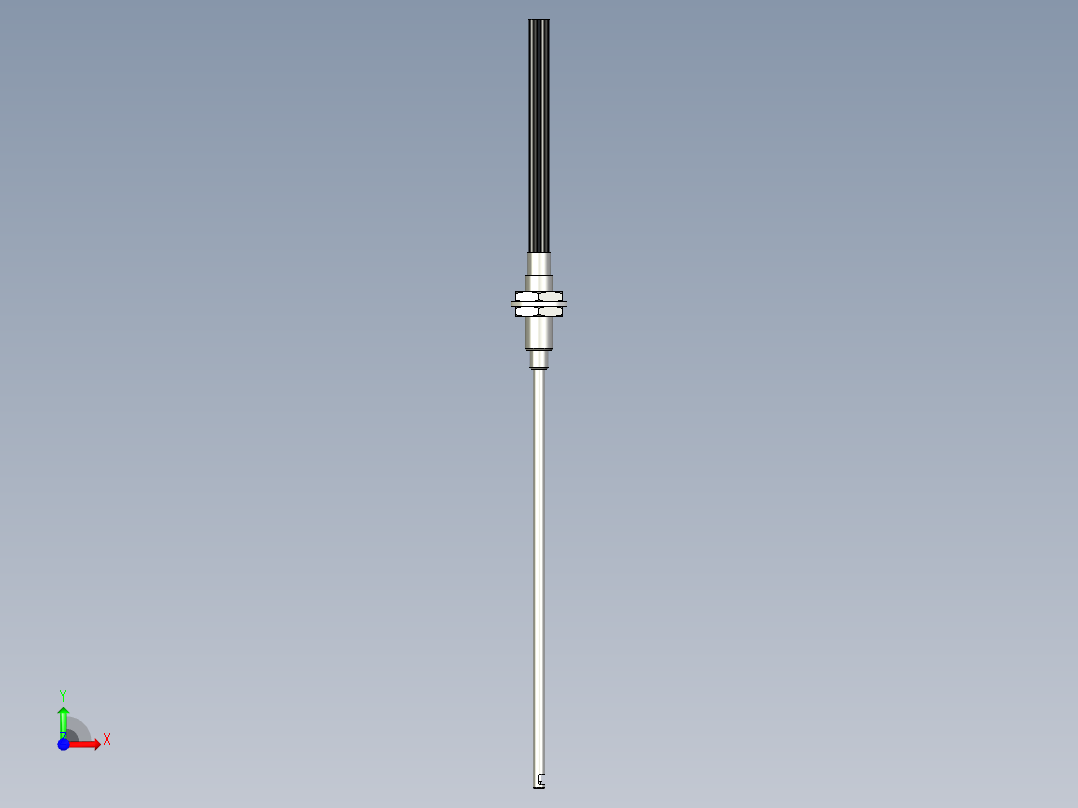 侧视光纤_漫反射型FR-F611-L前视图