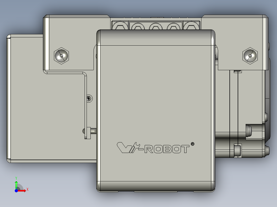 威洛博直线电机模组EB6-L70-S450-BL-P40-MS3前视图