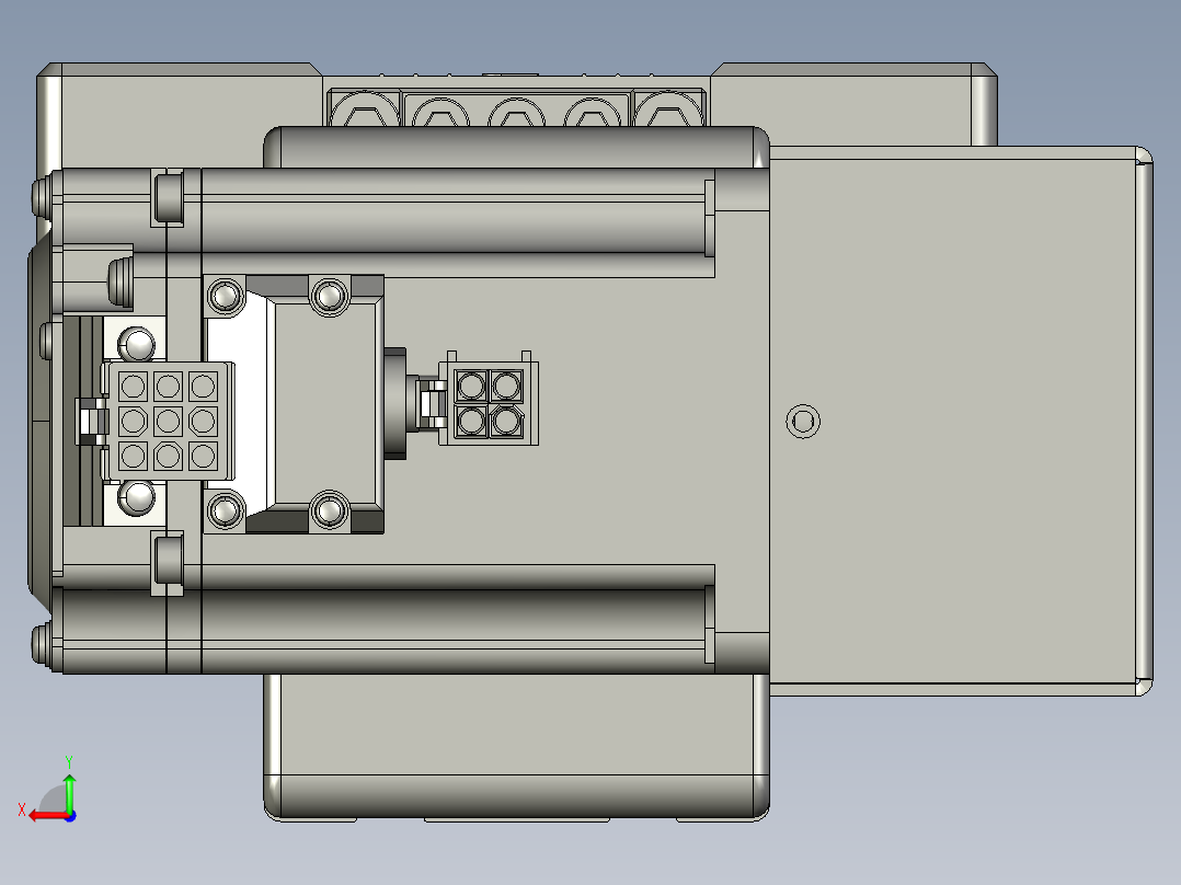 威洛博直线电机模组EB6-L70-S450-BL-P40-MS3后视图