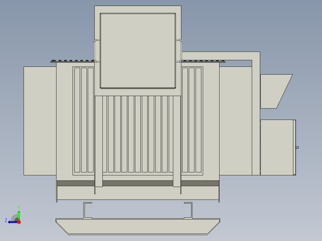 1500kVA 11000V 三相 YNd1 ONAN变压器右视图