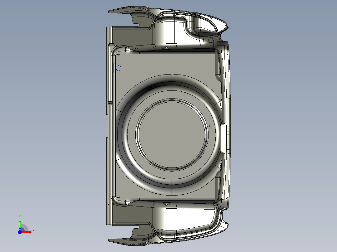 备胎室设计前视图