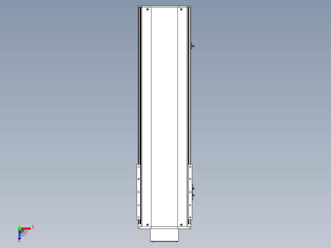 Toyo东佑达直线模组-ETH22-600-BM-750W俯视图