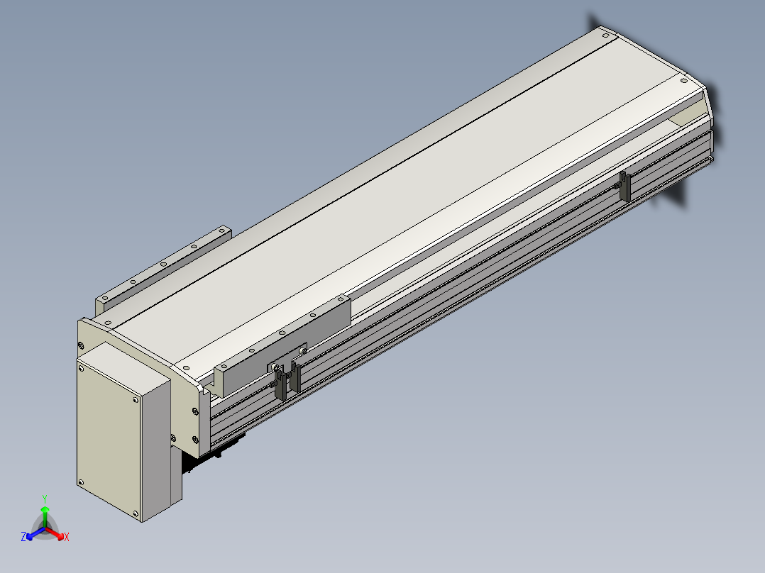 Toyo东佑达直线模组-ETH22-600-BM-750W正等轴测图