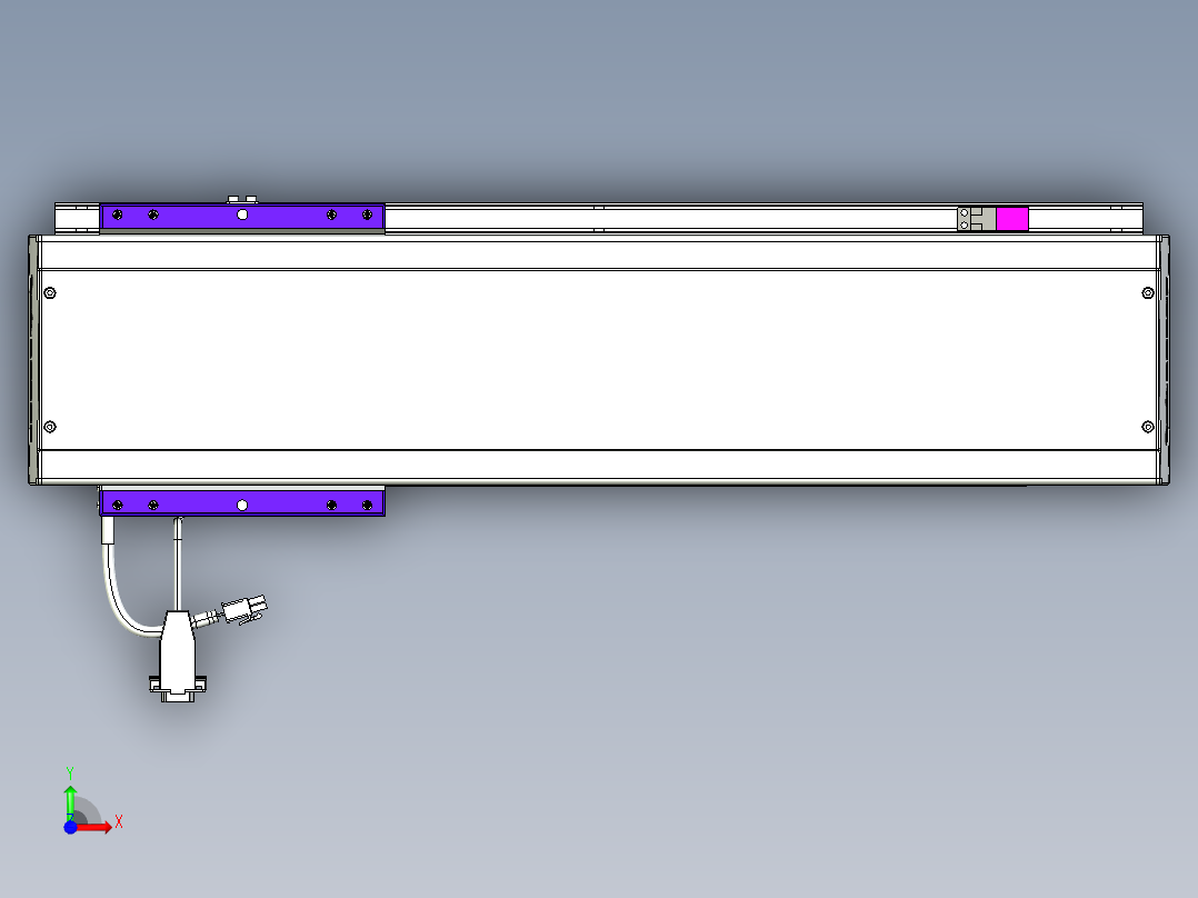 威洛博VL系列直线电机模组-VL14S2-S400前视图