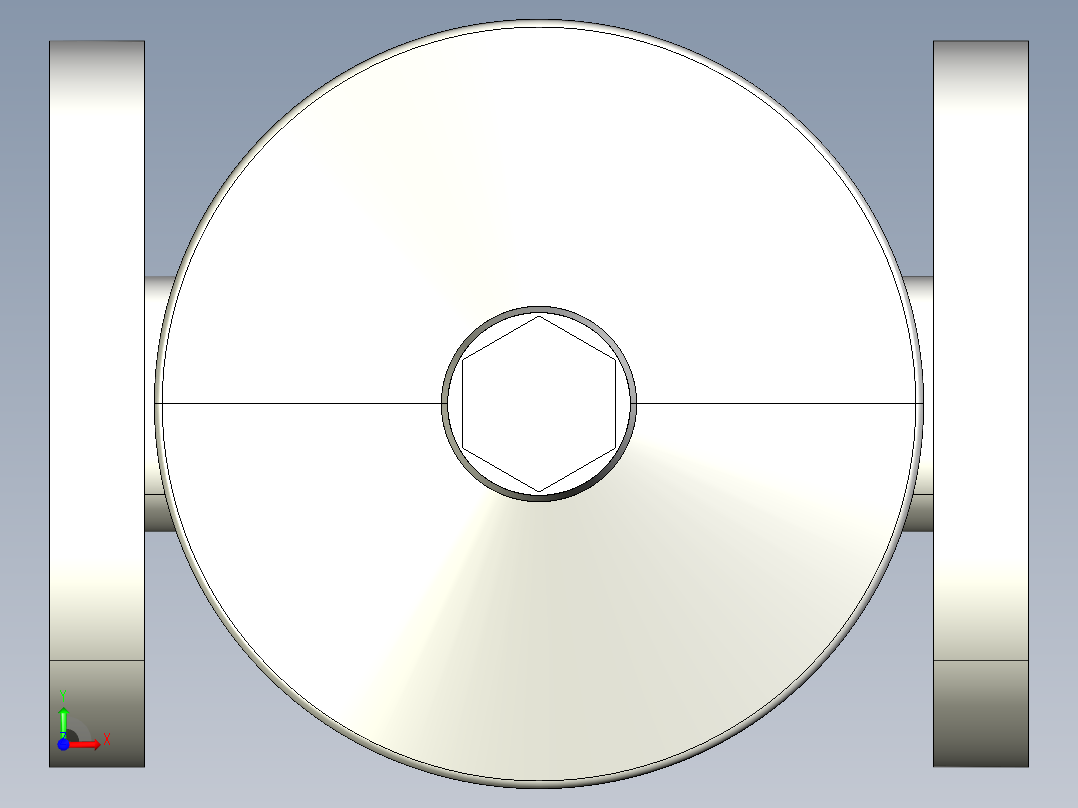 8DKMOAFCP NO-DA 气动隔膜阀、常开型双作用，固定法兰，钻孔ANSI B16.5条款150 # FF。面对面根据EN 558-1 PVDF前视图