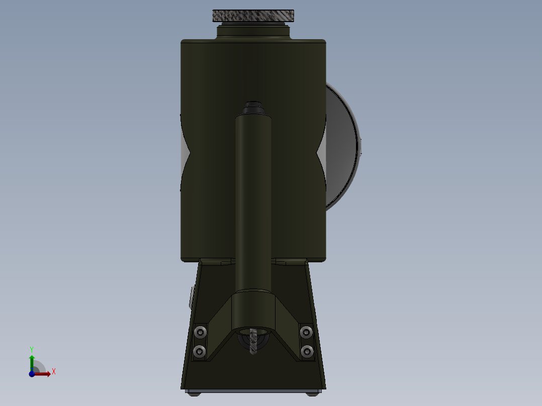 火焰喷射器前视图
