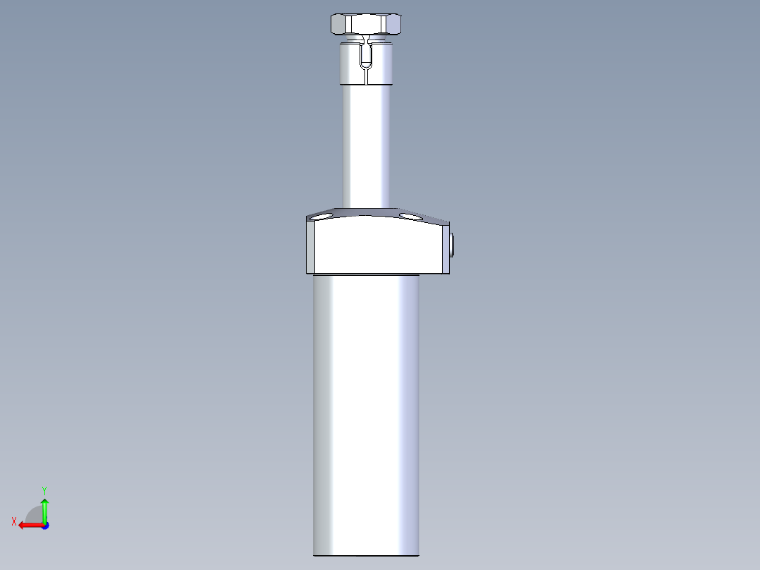 KOSMEKLHA0400-GL-Q35多系列多零件图纸模型后视图