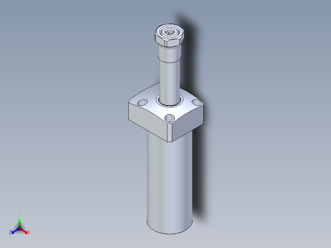 KOSMEKLHA0400-GL-Q35多系列多零件图纸模型正等轴测图