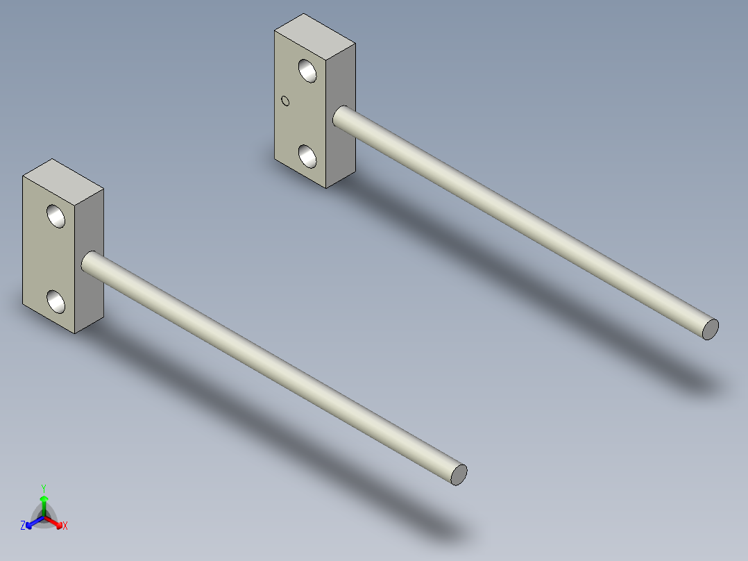 支架光纤_对射型FT-W13主视图