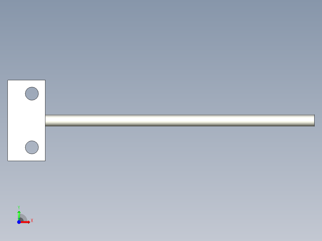 支架光纤_对射型FT-W13前视图