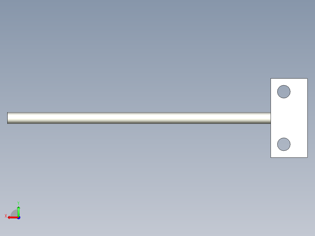 支架光纤_对射型FT-W13后视图