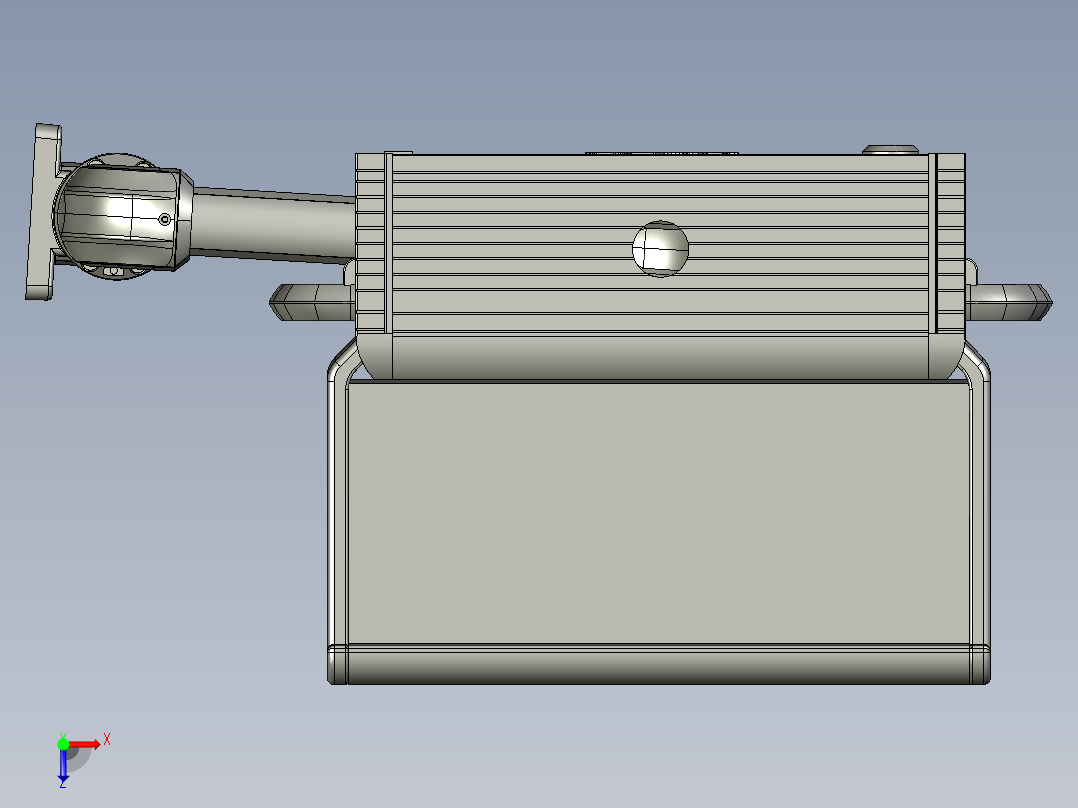 悬臂控制操控箱键盘支架-I1-垂直墙座-转角-90度转角-250-300俯视图