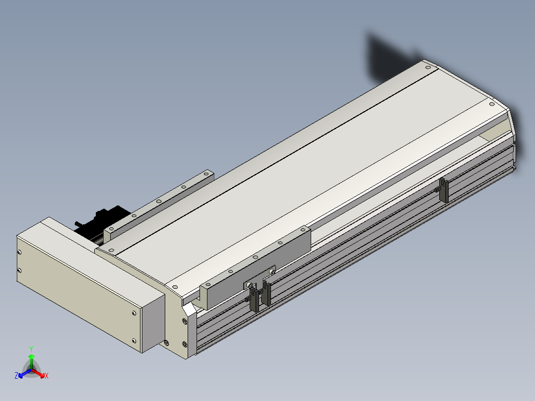 Toyo东佑达直线模组-ETH22-400-BR-400W正等轴测图