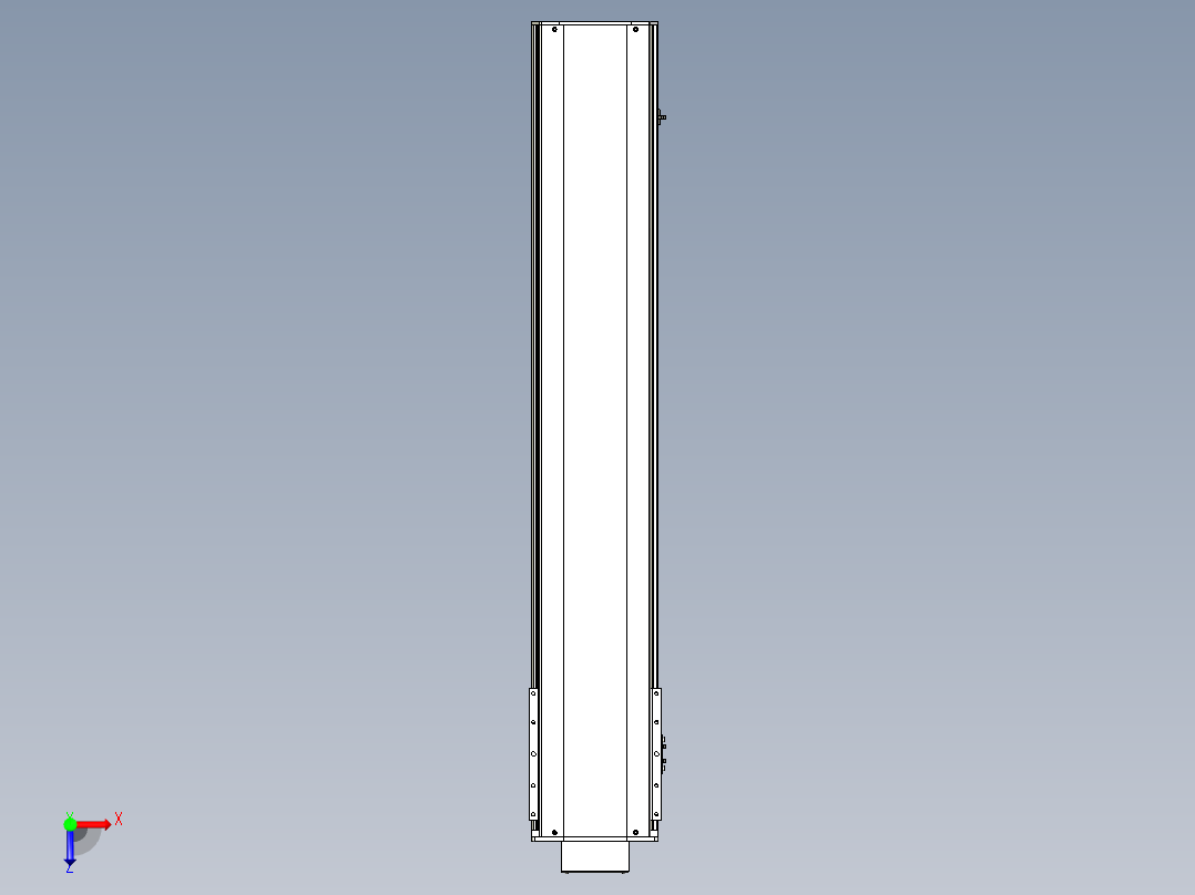Toyo东佑达直线模组-ETH22-1100-BM-400W+煞車俯视图