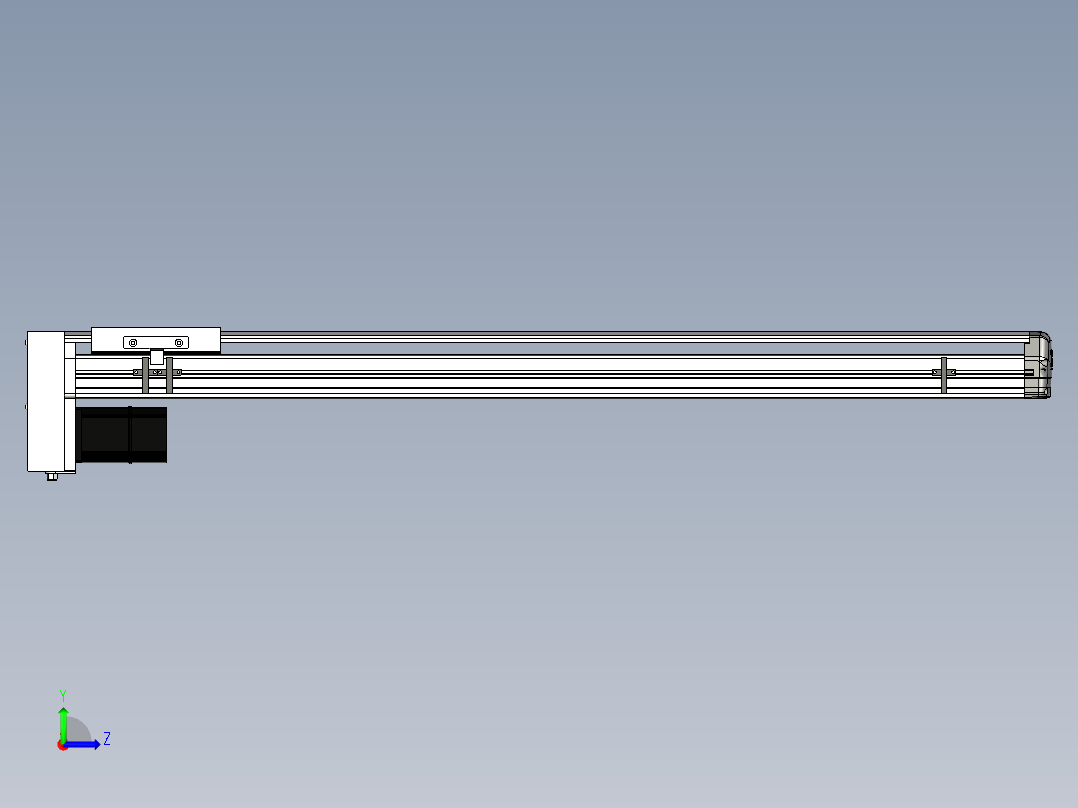 Toyo东佑达直线模组-ETH14-850-BM-200W左视图