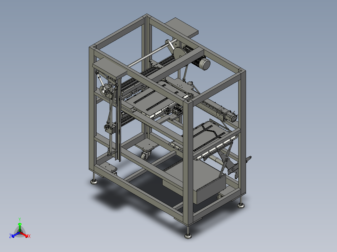自动上下料贴合设备主视图