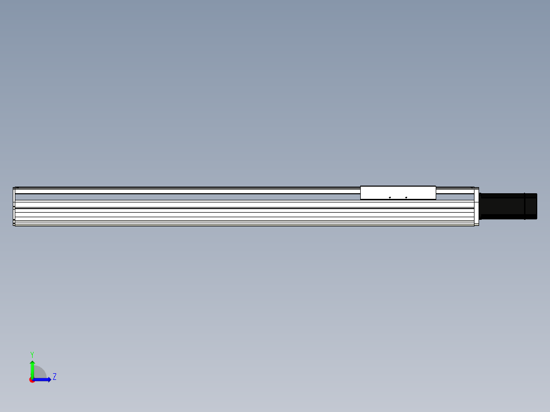 Toyo东佑达直线模组-ETH22-1000-BC-750W+煞車左视图
