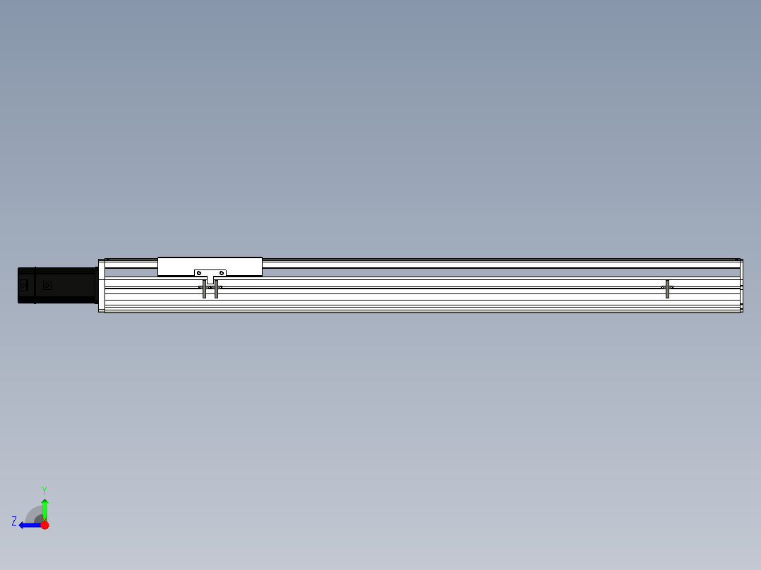 Toyo东佑达直线模组-ETH22-1000-BC-750W+煞車右视图