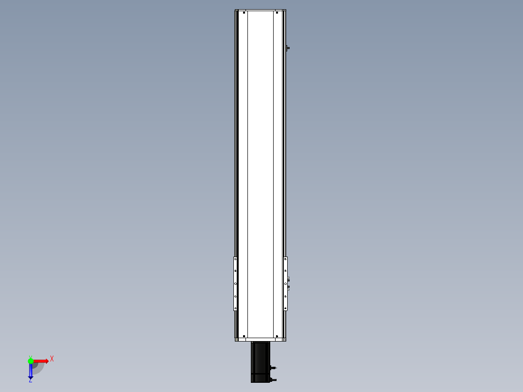 Toyo东佑达直线模组-ETH22-1000-BC-750W+煞車俯视图
