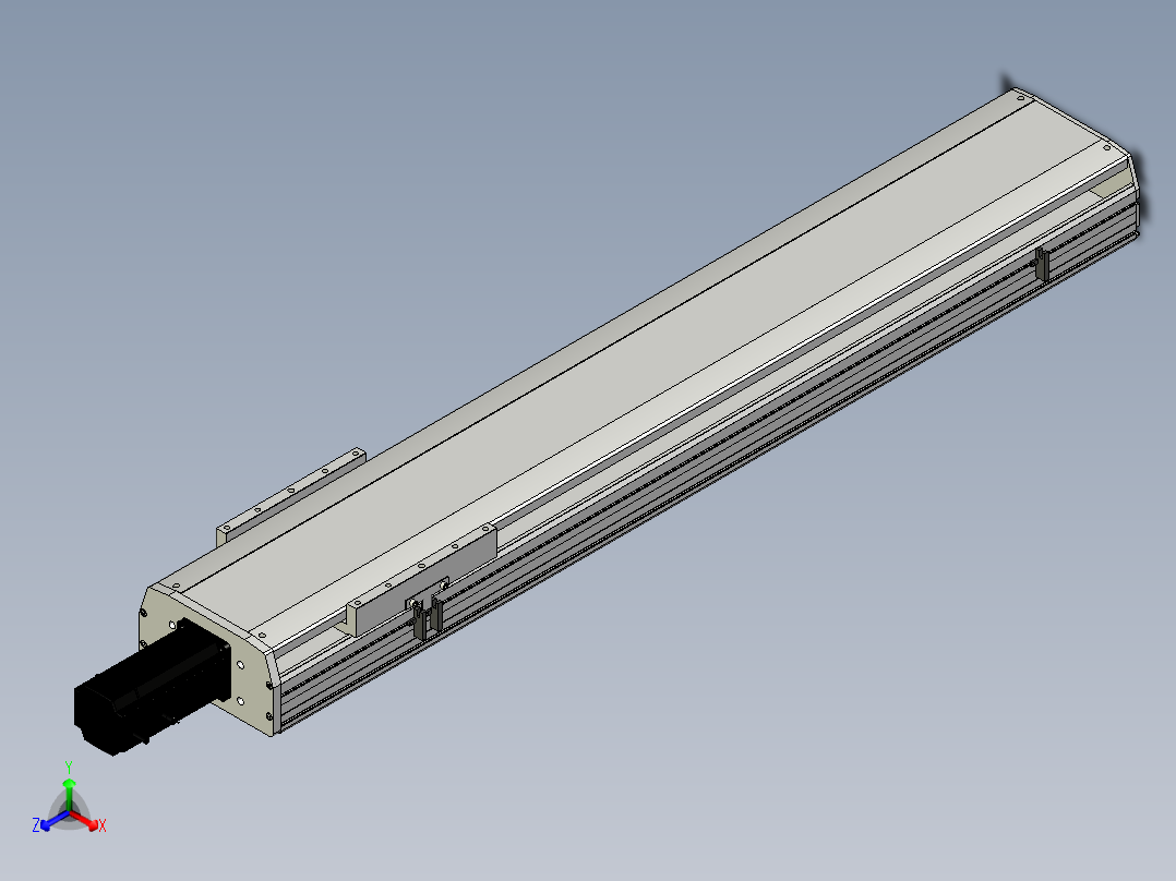 Toyo东佑达直线模组-ETH22-1000-BC-750W+煞車正等轴测图