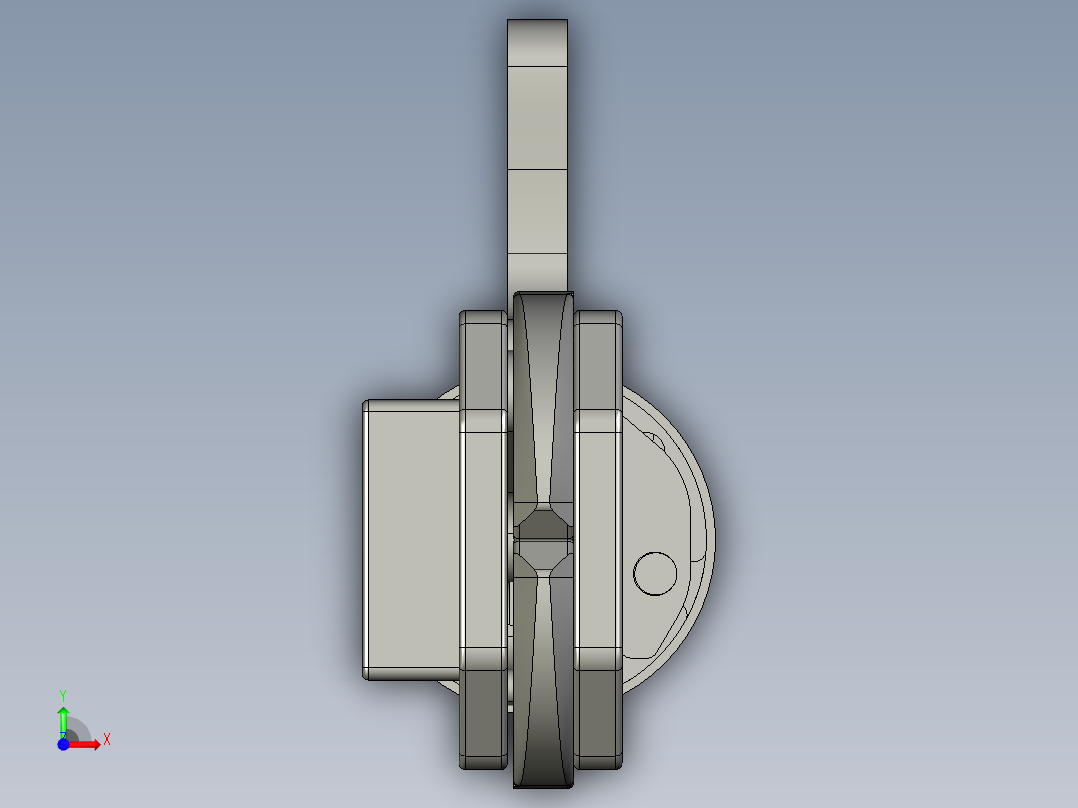 带称重的控鱼器==1559933== 三维通用格式前视图