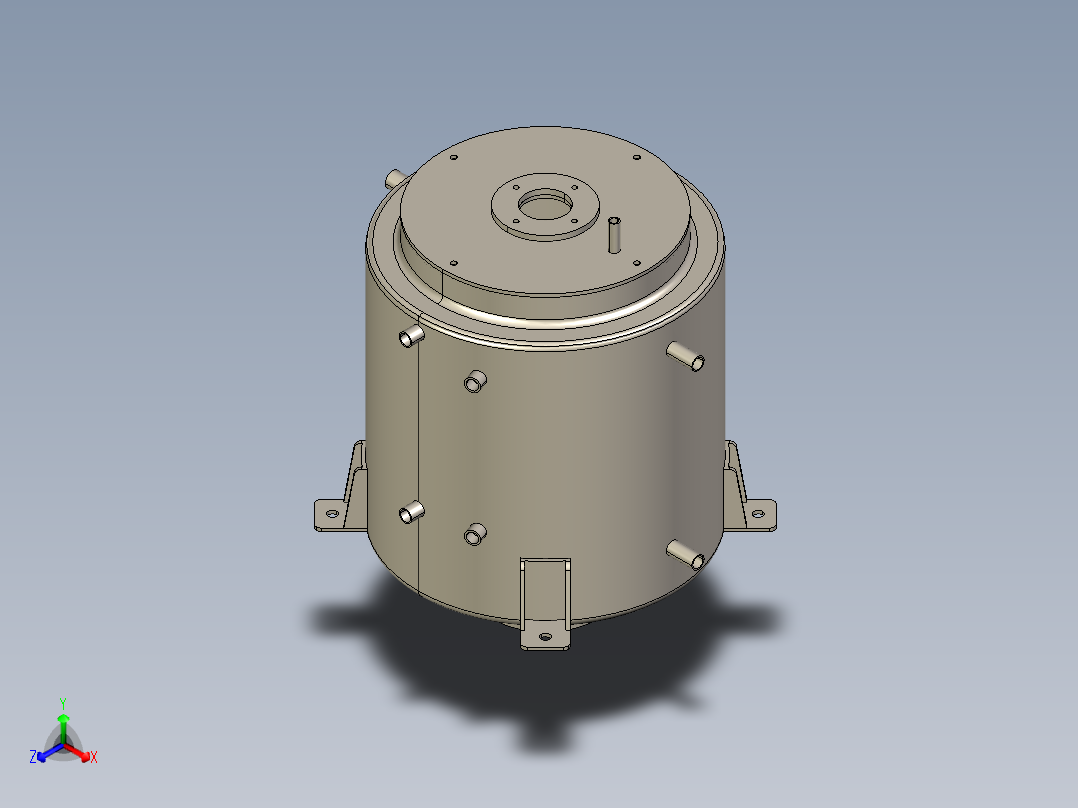 蜂蜜加工厂正等轴测图